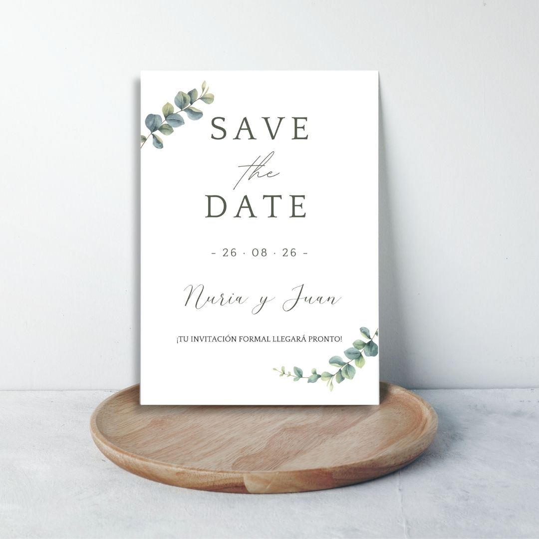 flower Save The Date